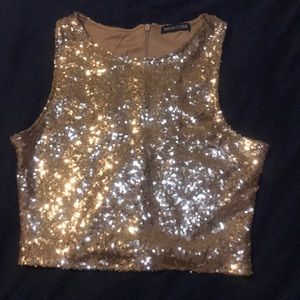 Rose gold blouse
